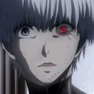 💉 Ken Kaneki Tokyo Ghoul 애니, 구울, 카네키 켄, 도쿄 구울, 만화, 고어 telegram sticker