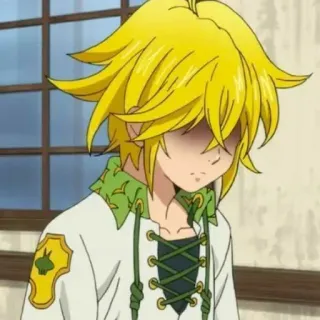✨ Meliodas Seven Deadly Sins Anime, Karakter, Meliodas, Seven Deadly Sins, Manga, pirang, iblis telegram sticker