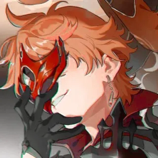 🥨 Tartaglia (Childe) Genshin Impact Anime, Videojuego, Personaje, Genshin Impact, Tartaglia, Childe whatsapp sticker