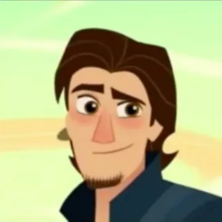 🖇 Eugene Fitzherbert Tangled Enredados, Eugene Fitzherbert, Flynn Rider, Disney, animado, dibujos animados, personaje masculino telegram sticker