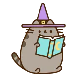 Animated Pusheen @IMG2D whatsapp stickers