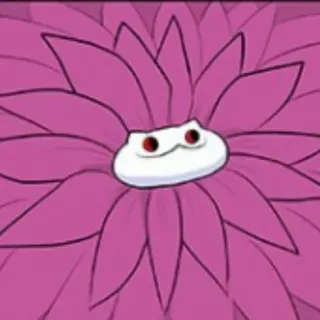 🥺 kwiat, kreskówka, słodkie telegram sticker