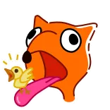 🤪 chien, canard, animal, dessin animé, autocollant telegram sticker
