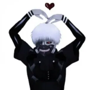 ⛓️ Ken Kaneki Tokyo Ghoul anime, character, tokyo ghoul, ken kaneki, kaneki ken telegram sticker
