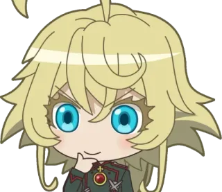 🙂 Tanya Degurechaff Saga of Tanya the Evil Anime, Militär, Isekai, Charakter, Saga von Tanya dem Bösen, Tanya Degurechaff whatsapp sticker