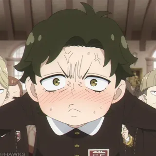 ⚜️ Emile Elman Spy × Family Emile Elman, Spy × Family, Anime, Verärgert, Wütend, Cartoon, Junge, Kind telegram sticker