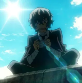 ☄ Dazai Osamu Bungou Stray Dogs Anime, Manga, Dazai, Bungou Stray Dogs whatsapp sticker