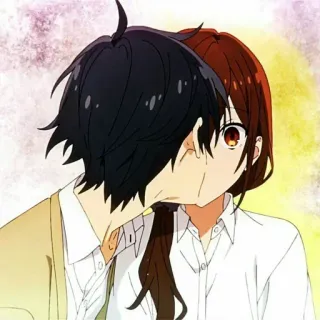 ❤ Anime, Kuss, Romantik, Paar telegram sticker