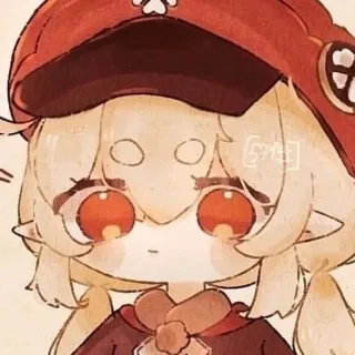 🤠 Klee Genshin Impact Anime, Klee, Genshin Impact, Videogioco, Personaggio, Carino telegram sticker