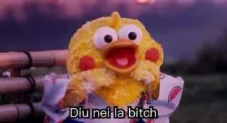 🖕 Diu nei la bitch 불쾌한, 욕설, 모욕적인 telegram sticker