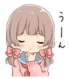 @gmoue! usagikei kanojo telegram stickers