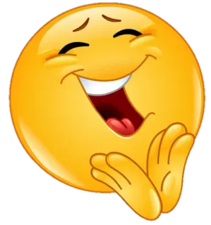 👏 Emoji, Senang, Senyum, Tertawa, Bertepuk tangan telegram sticker