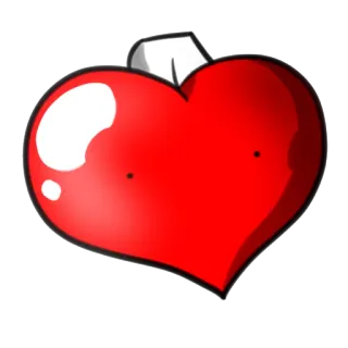 ❤ hati, cinta, valentine, seni piksel, merah, dekorasi telegram sticker