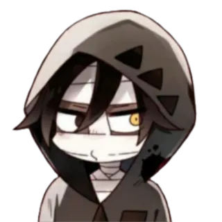 😒 Zack Foster Angels of Death Anime, Manga, Personaggio, Horror telegram sticker