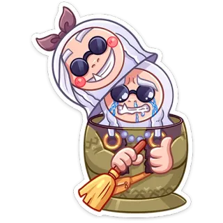 😭 kartun, stiker, maskot, karakter, ilustrasi, boneka telegram sticker