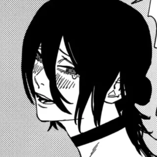 😂 Reze Chainsaw Man anime, manga, chainsaw man, reze, bomb girl, dark, emotional telegram sticker