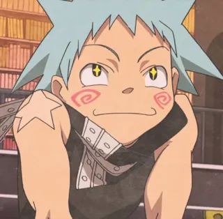 🤩 Black Star Soul Eater anime, manga, black star, soul eater, fighter telegram sticker