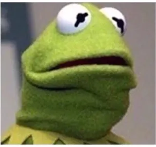 😧 Kermit The Muppets Кермит, лягушка, Маппет, зеленый, кукла telegram sticker