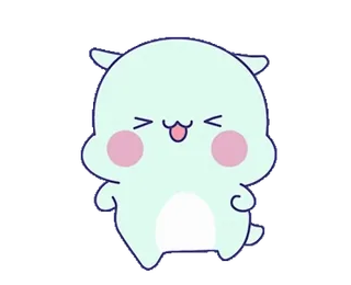 @LeninSticker || 💙Lovely Dino telegram stickers