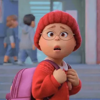 👍 Mei Lee Turning Red Я краснею, Мэй Ли, Pixar, Disney, Мультфильм, Анимация, Фильм telegram sticker