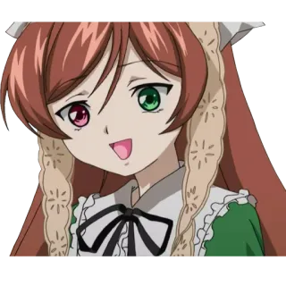 😃 Anime, Garota, Empregada, Personagem whatsapp sticker