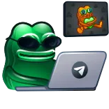 @PlushPepe telegram stickers