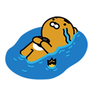 😭 Ryan Kakao Friends, Ryan, chorando, triste, desenho animado, personagem, urso telegram sticker