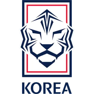 🇰🇷 South Korea national football team KOREA korea, south korea, tiger, sports, soccer, football, logo, national team telegram sticker