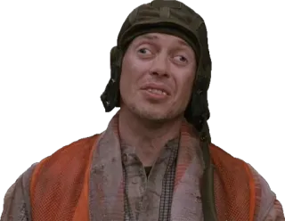 😳 Steve Buscemi Fargo drôle, mème, film, steve buscemi, fargo, acteur, célébrité telegram sticker