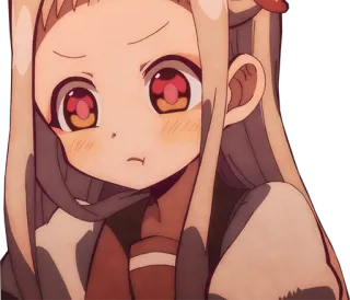 😕 Anime, Fille, Mignon, Manga telegram sticker