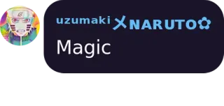 🌀 Naruto uzumaki NARUTO Magic Anime, Manga, Personaggio telegram sticker