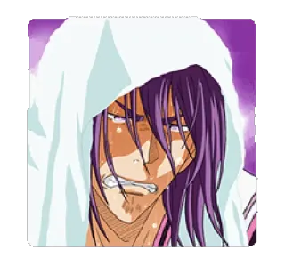 😭 Atsushi Murasakibara Kuroko's Basketball Anime, Baloncesto, Cansado, Sudado, Murasakibara telegram sticker