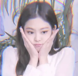 🐼 Jennie kpop, idol, fofo, feminino, pessoa, celebridade, cantora whatsapp sticker