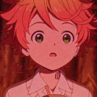 ⛓ Emma The Promised Neverland 63194 anime, personaje, manga, arte telegram sticker
