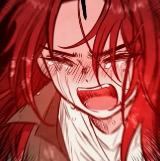 😡 哭泣, 悲伤, 动漫, 漫画, 情绪, 眼泪 telegram sticker
