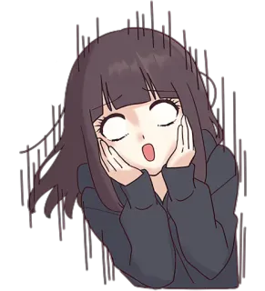 😱 anime, girl, surprised, worried, scared, emotion telegram sticker