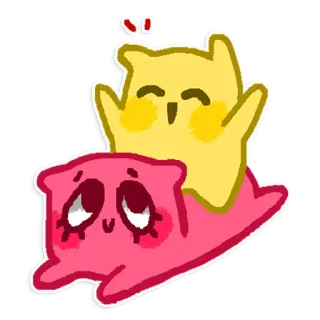 😈 Мультик, Милый, Кавай, Персонажи, Наклейка telegram sticker