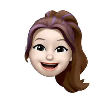 🦋 Avatar, Emoji, Kopfbild, Porträt, Cartoon, Frau telegram sticker