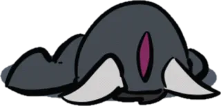 😵 слон, животное, мультфильм, серый, рисунок telegram sticker