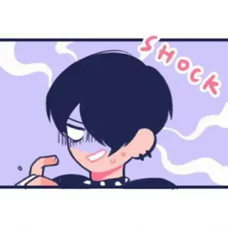 🔗 SHOCK cartoon, shocked, emotion, surprised, anime telegram sticker