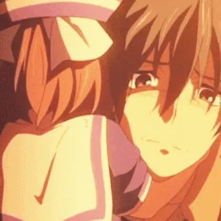 🫂 Anime, Abrazo, Pareja, Cariñoso whatsapp sticker