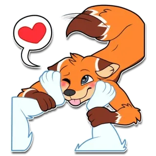 🐾 fox telegram sticker