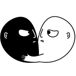 Yin&Yang whatsapp stickers