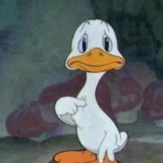 🙁 Donald Duck Disney telegram sticker