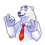 Polar Bear telegram stickers