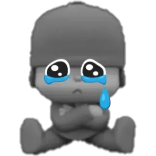 🕳 triste, chorando, desenho animado, desespero, emocional telegram sticker