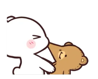 😙 desenho animado, urso, amor, beijo, fofo telegram sticker