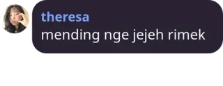 😵 mending nge jejah rimek telegram sticker