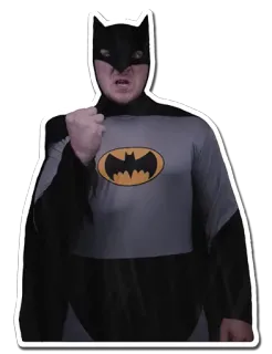 🐭 Batman Batman, superhero, kostum, komik, DC Comics, main hakim sendiri, ksatria kegelapan telegram sticker