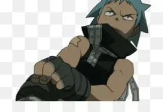😡 Black Star Soul Eater Black Star, Soul Eater, Anime, Manga, Karakter whatsapp sticker